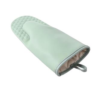 Gourmet Kitchen Silicone Oven Mitt Sage