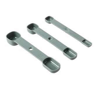 Gourmet Kitchen Nesting Measuring Spoon Set Olive