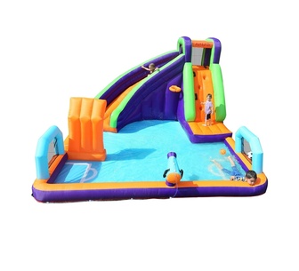 Geordy 7 Zones Park Kids Inflatable Water Slide