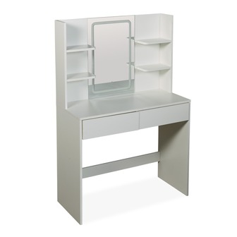 GLOW UP LED MAKE UP DESK WHITE