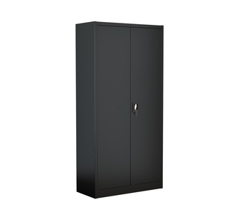 Goden 2 Door Black Steel Lockable Filing Cabinet