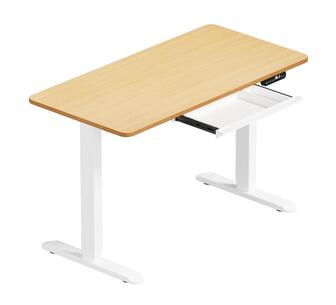 Gracia 140cm White Oak Electric Standing Desk