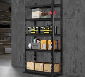 Griffin 1.8*1.2m Garage Warehouse Shelving Black