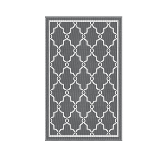 Ground 152x244cm Grey Reversible Outdoor Rug