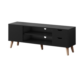 Hallister 120cm Black TV Unit