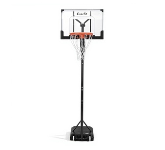 Halen 105-210cm Black Adjustable Pool Basketball Hoop