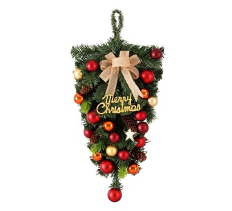 Holly Jolly 50CM Hanging Garland Green