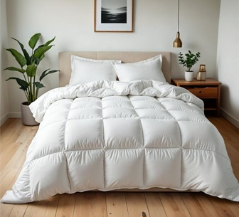 Hansel Quilt Queen White