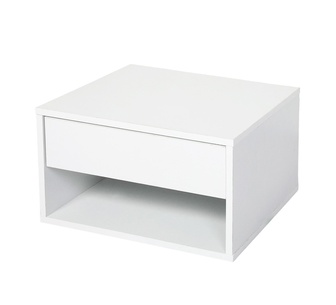 Set of 2 Hartley White Floating Bedside Table