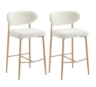 Set of 2 Hargrave Barstools Natural