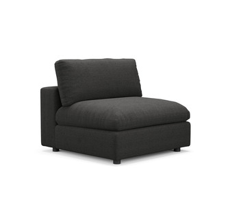 Harmony Modular Charcoal Armless Piece