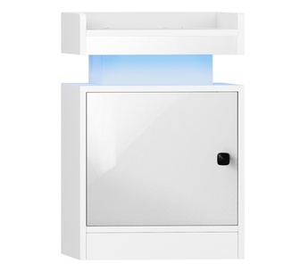 Henkel Bedside Table White