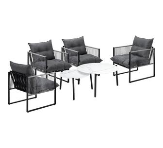 Hulyo 4 Seater Outdoor Dining Set Multi