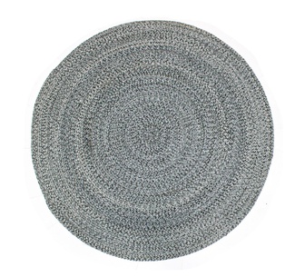 Hynora 200x200cm Grey Round Indoor/Outdoor Rug