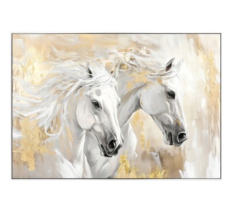 Hold Your Horses 103x73cm Canvas Wall Art