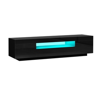 Holmoga 180cm Black LED TV Unit