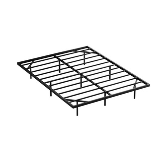 Honey Double Floating Black Metal Bed Base