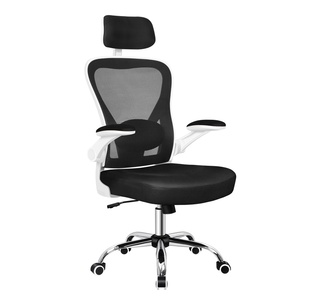 Dethon Black & White Mesh Office Chair