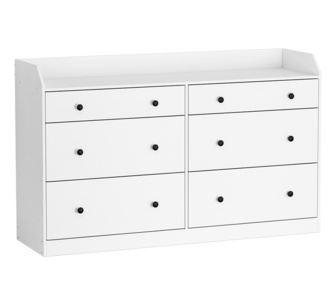 Hopkins 6 Chest of Drawers White