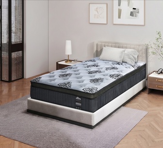 HushHaven Medium 32cm Pocket Spring King Single Mattress