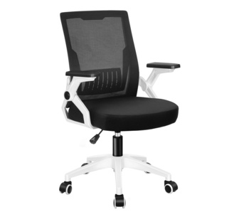 Willard Black & White Mesh Office Chair