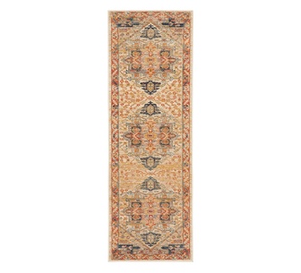 Illiana 500x80cm Rust Runner Rug