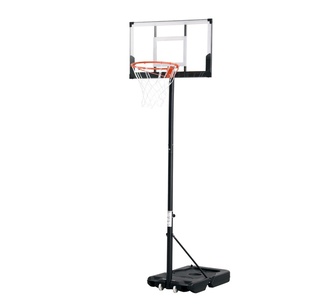 Ilsen 305cm Black Adjustable w/ Knob Basketball Hoop Stand