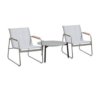 Irisa 2 Seater Outdoor Lounge Grey