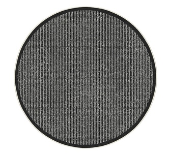Ivenza 200x200cm Black Round Rug