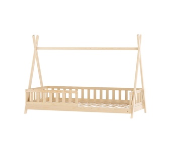 Kizzy Single Oak Wooden Kids Bed Frame