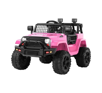 Jam Pink Kids Ride On Jeep with LED