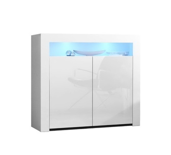 Jarad 2 Door White LED Buffet Sideboard