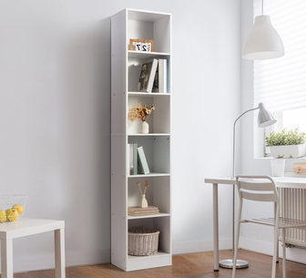 Jaxen Bookcase White