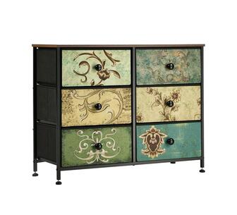 Jellybean Multicolour Chest of 6 Drawers