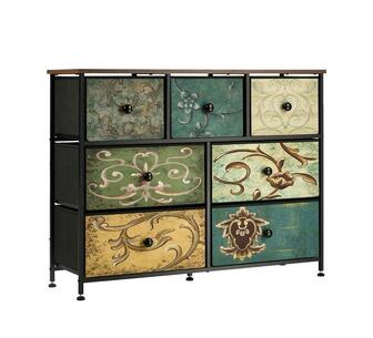 Jellybean Multicolour Chest of 7 Drawers