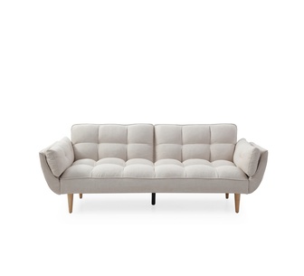 Jelliya 3 Seater Beige Sofa Bed