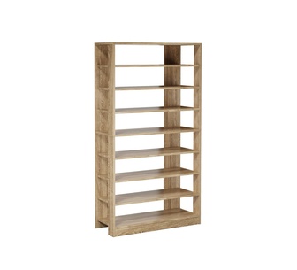 Jenaiah 9 Shelves Wooden Shoe Rack