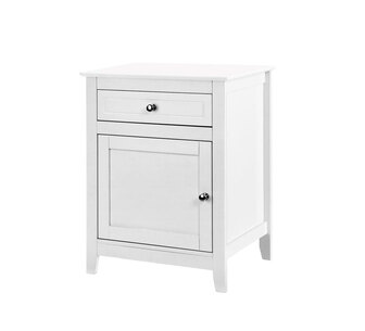 Jerby White Bedside Table