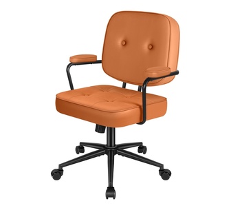 Jolyn Pink Chenille Office Chair