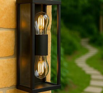 Jorun Outdoor Wall Light Black