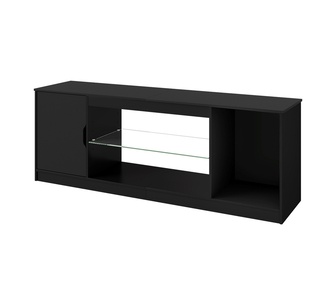 Jorvyn 140cm Black TV Unit
