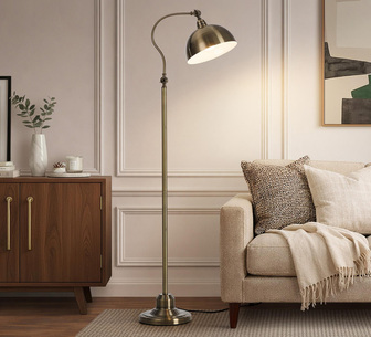 Jovaryn 155cm Brown Floor Lamp