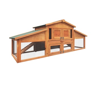 Juana Brown Wooden Pet Enclosure