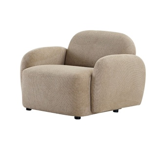 Judel Taupe Fabric Armchair