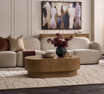 Judel 4 Seater Taupe Modular Sofa