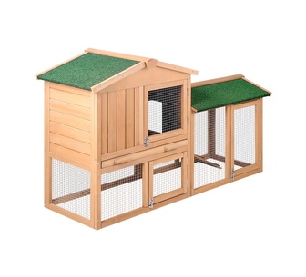 Juliana Brown Wooden Pet Enclosure