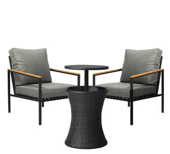 Kallista 3 Piece Outdoor Lounge Set