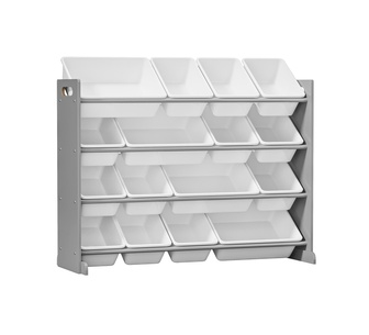 Kalani 16 Bins Grey Kids Storage Box