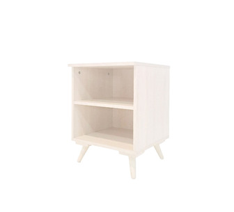 Karmila 2 Shelves Light Oak Washed Bedside Table