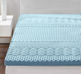 Kasla 5cm Double Blue Mattress Topper
